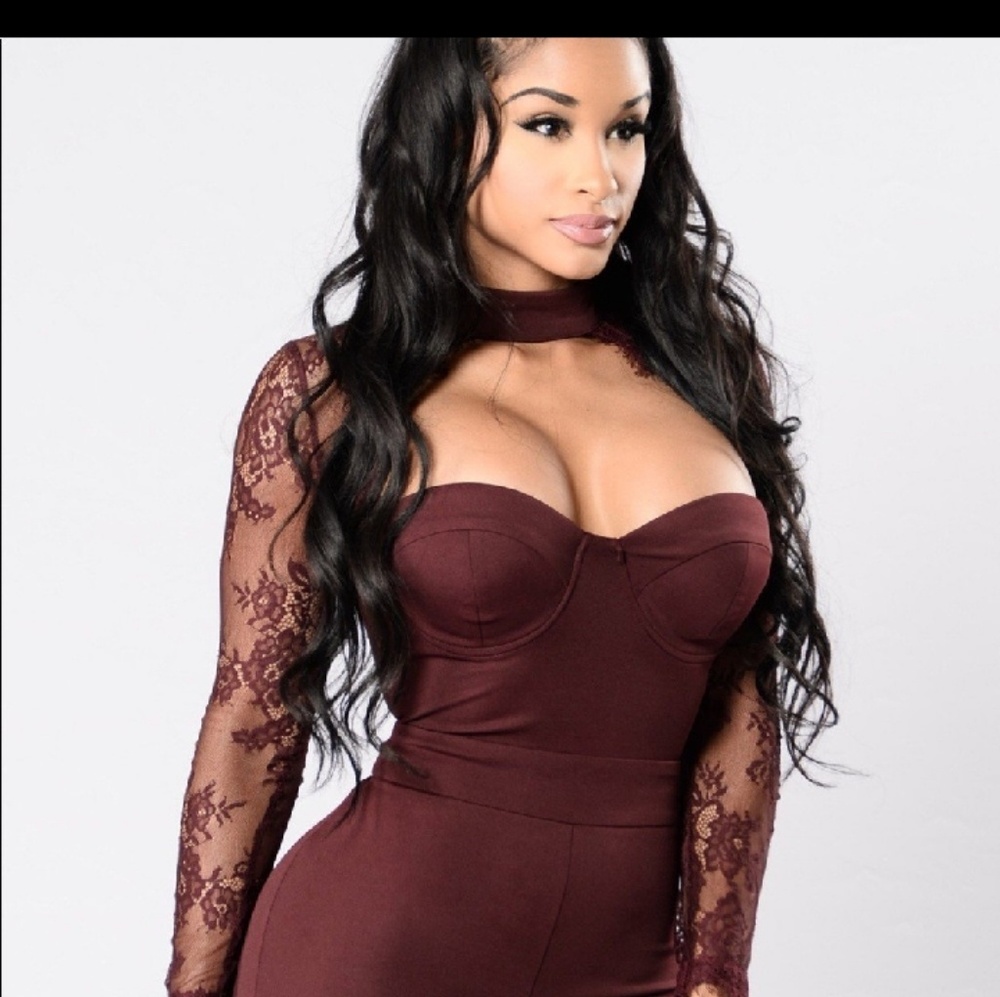 ISO FASHION NOVA LOVE IS BLIND JUMPSUIT (PLUS)